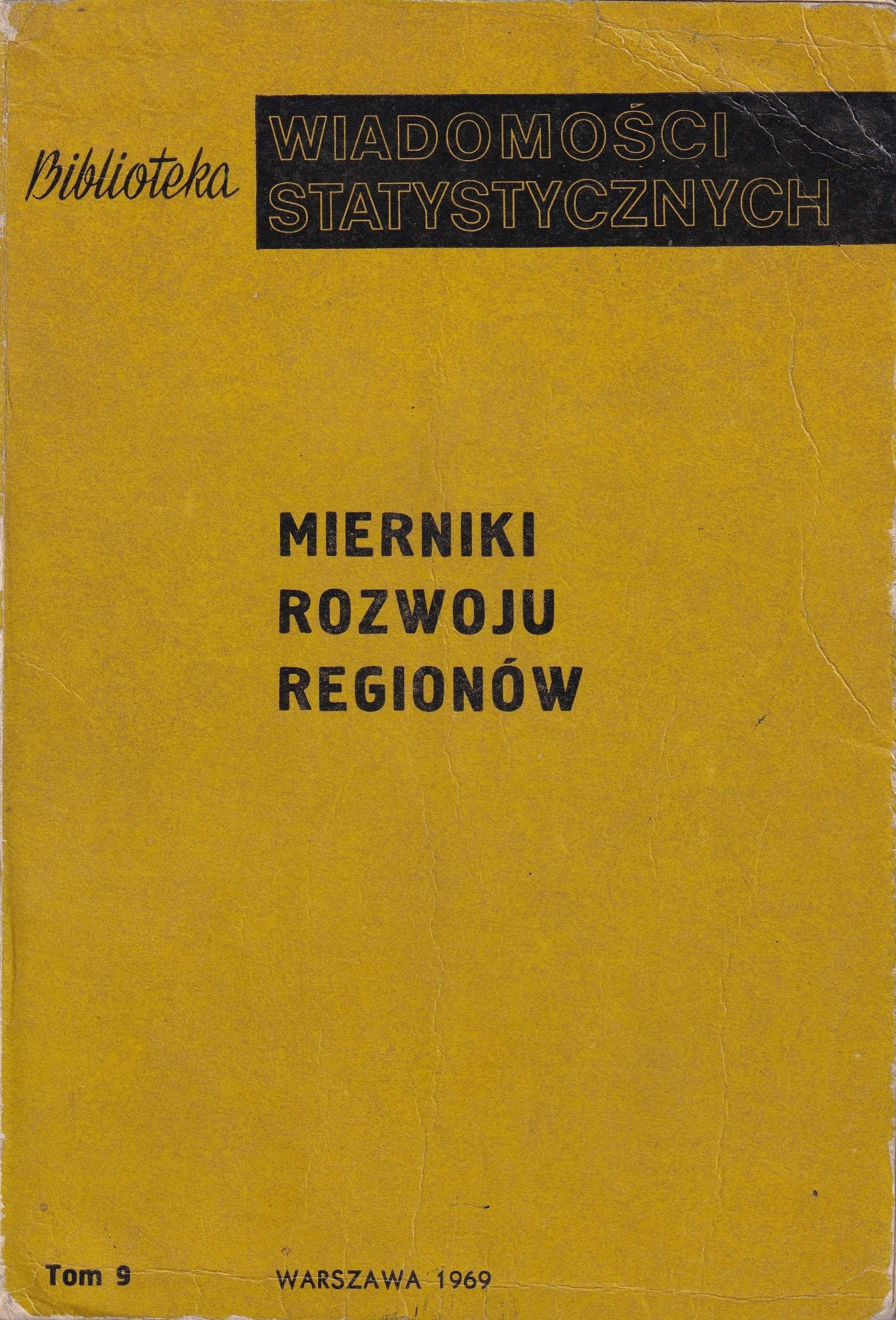 Okładka monografii - Mierniki rozwoju regionów